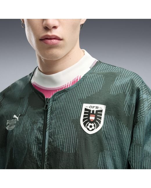 PUMA Green X Austria X Salehe Bembury King Track Jacket for men
