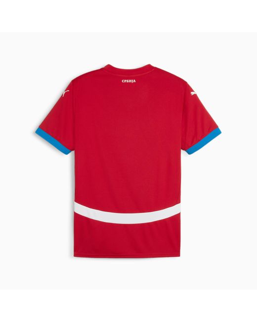 Camiseta de Local de Serbia 2024 de Fútbol PUMA de hombre de color Red