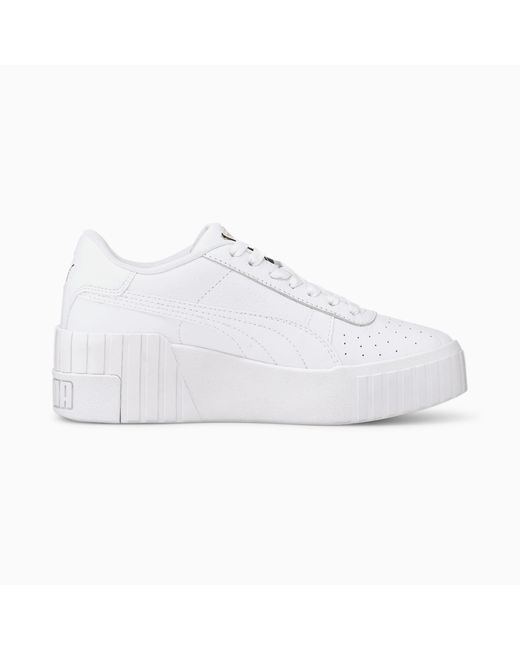 Chaussure Sneakers Cali Wedge PUMA en coloris White