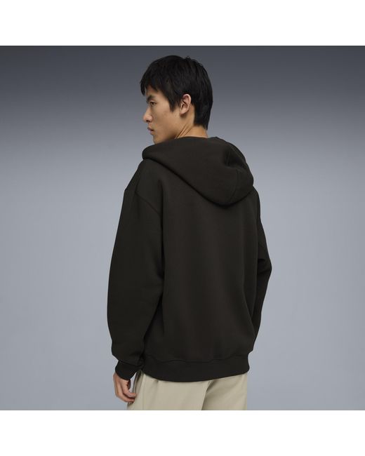 PUMA Black Select Essentials Full-Zip Hoodie for men