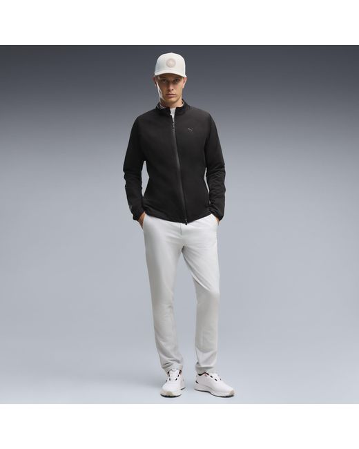 PUMA Black Raincell Full-Zip Golf Jacket for men