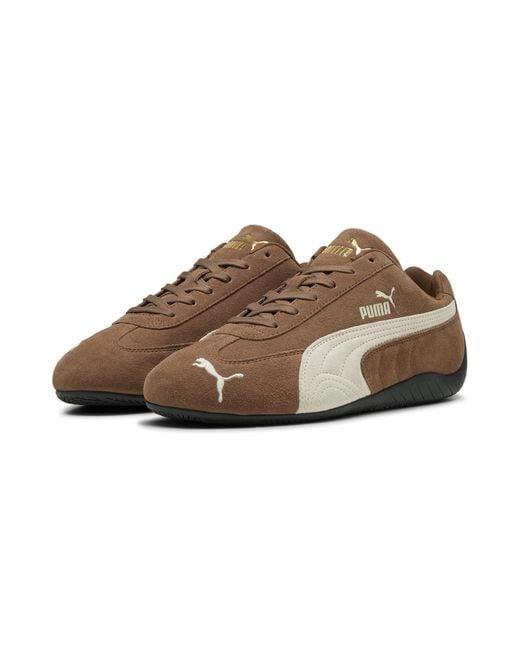PUMA Brown Speedcat Og Sneaker Schuhe, Haute Coffee/Frosted Ivory