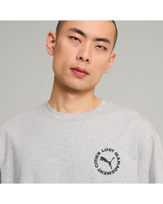 PUMA Gray X Lmc Cat T-Shirt for men