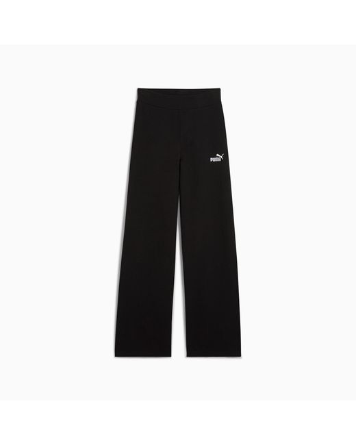 PUMA Ess Small No. 1 Logo Rechte Legging Met Hoge Taille Voor in het Black