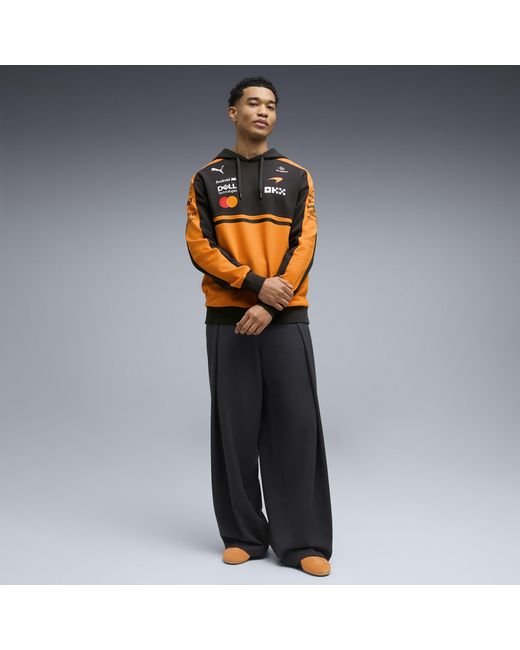 PUMA Orange Mclaren Mastercard F1 Team Replica Hoodie Shoes for men