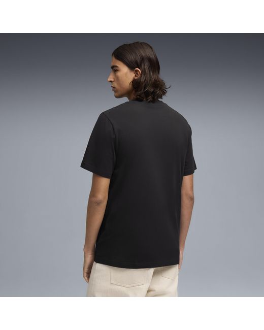 PUMA Black Essentials Small No.1 Logo T-Shirt for men