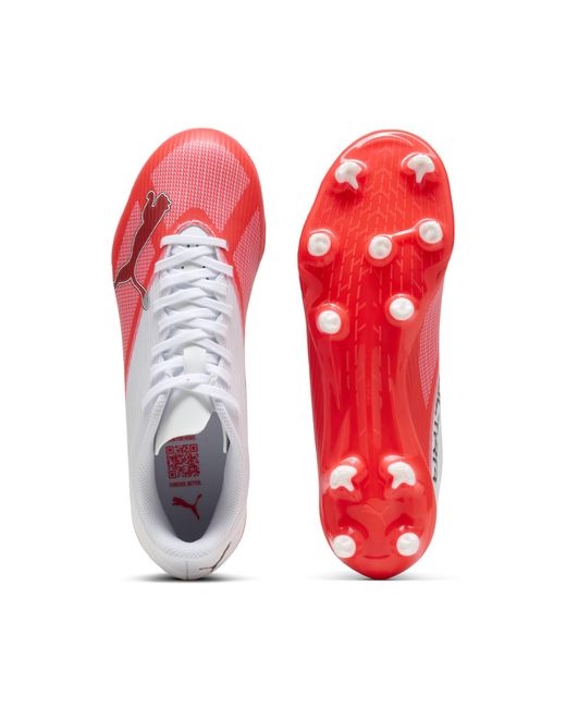 PUMA Red Ultra 7 Play Fg/Ag Football Boots