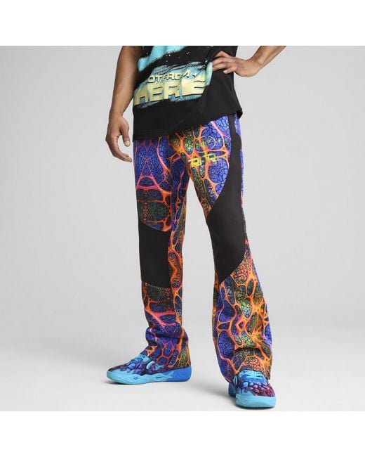 PUMA Blue X Lamelo Ball Alien Skin Dime Basketball Pants for men