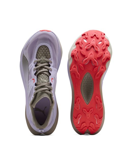 PUMA White Deviate Nitro Elite Trail Running Shoes