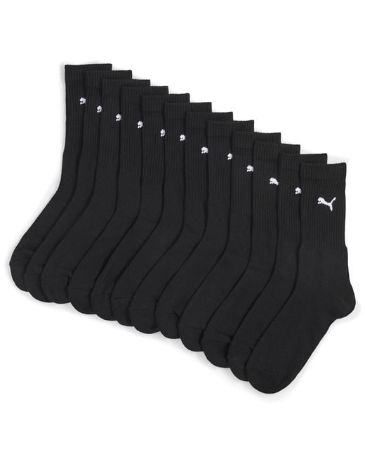 Calcetines Largos (Pack De 12) Ropa, Negro PUMA de color Black
