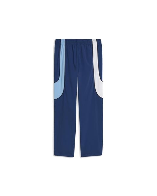 PUMA Blue Manchester City Tech-X Relaxed Track Pants for men