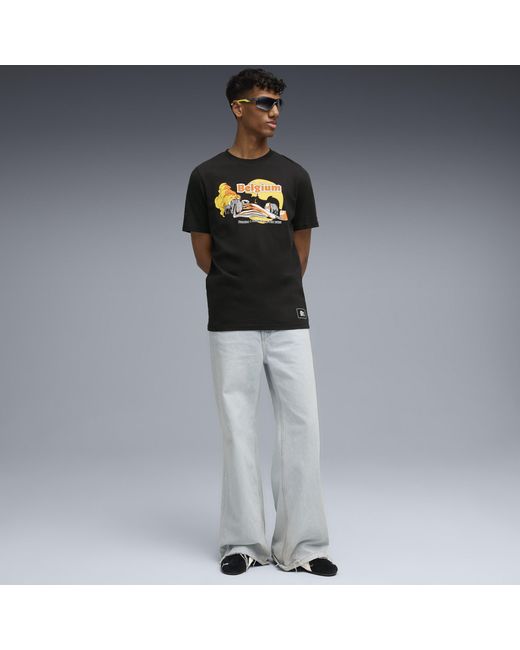 PUMA F1Â Belgiã« Uniseks T-Shirt, Maat in het Black