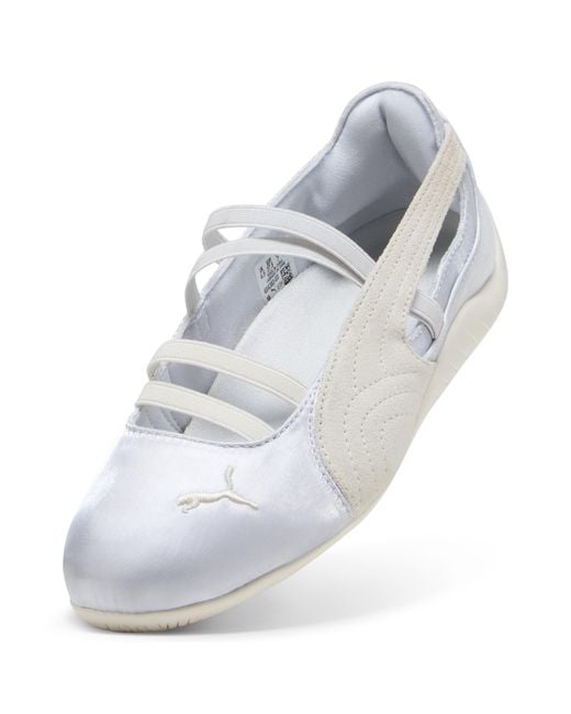 Speedcat Satin Ballet Sneakers Scarpe, Mist/Warm Bianco di PUMA in White
