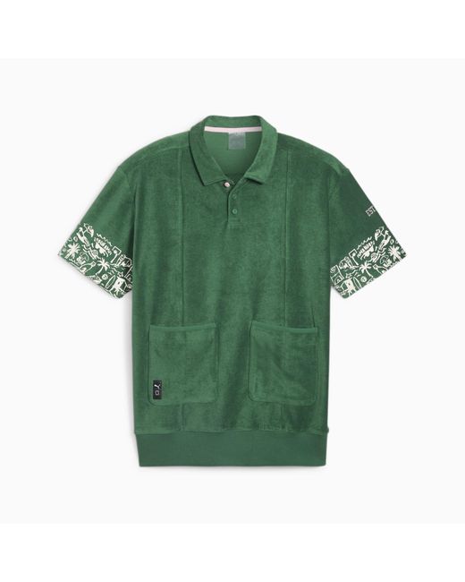 PUMA Green The Fairgrounds Terry Basketball-Polo