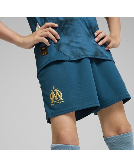 PUMA Blue Olympique de Marseille 24/25 Shorts Teenager