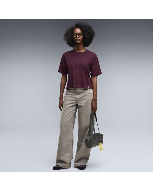 PUMA Purple Her Relaxed T-Shirt
