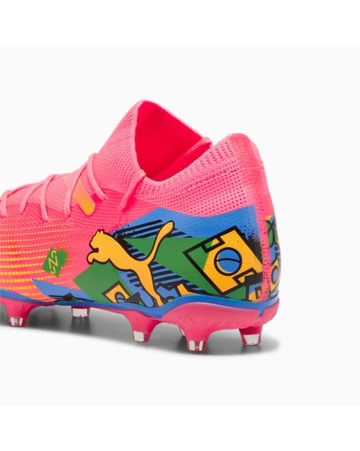 Botas de Fútbol x Neymar Jr Future 7 Match FG/AG PUMA de color Pink