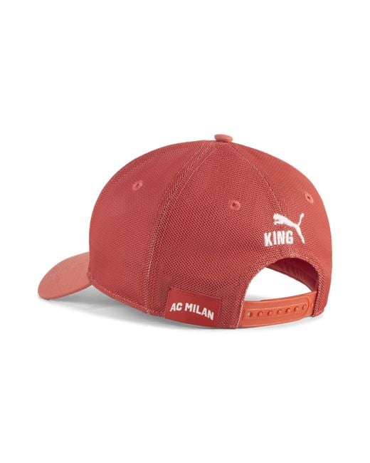 PUMA Red Ac Milan King Trucker Hat