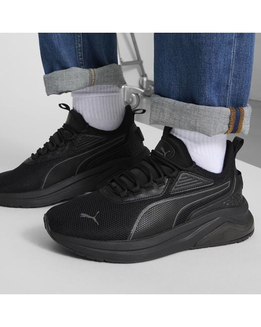 PUMA Black Amplifier Sneakers for men