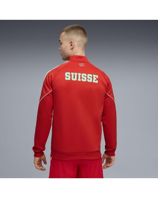 PUMA Red Switzerland King Anthem Jacket for men