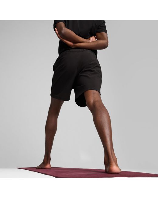 PUMA Studio Geweven Short in het Black voor heren