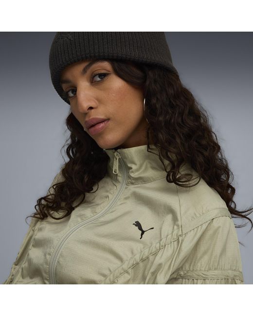 PUMA Dare To Oversized Geweven Jack Voor Maat in het Green