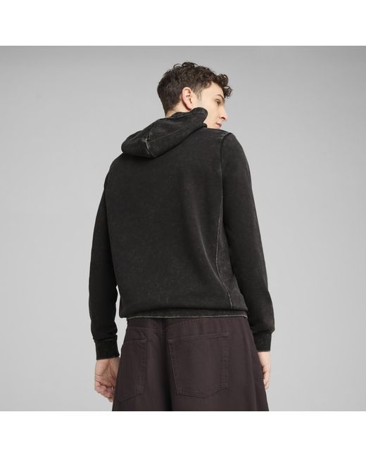 PUMA Black Class Pack Washed Hoodie for men