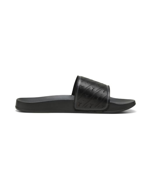 PUMA Black Leadcat 2.0 Clean Cat Slides