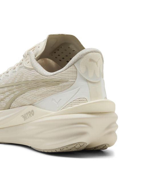 PUMA White Deviate Nitroâ 4 Road Running Shoes