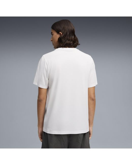 PUMA Gray Essentials Small No.1 Logo T-Shirt for men