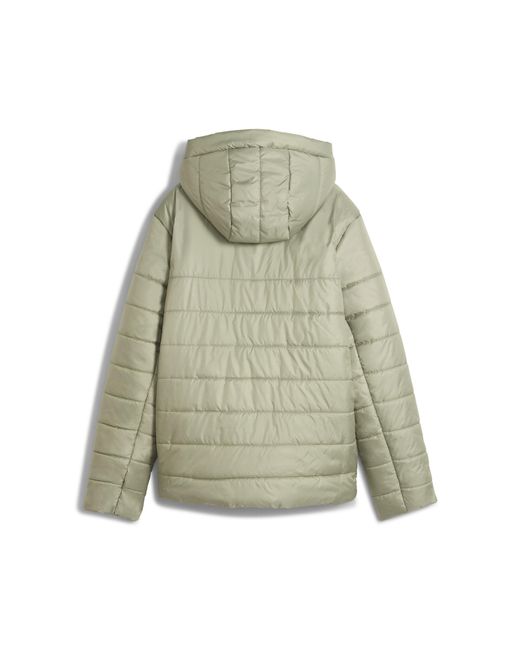 PUMA Essentials Gewatteerd Jack Met Capuchon Voor Maat in het Green