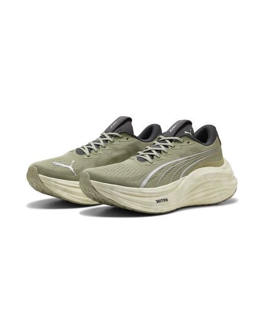 PUMA Magmax Nitro Terrains Laufschuhe Herren, Sport, Lux Army/Warm Weiß/Dusky Grau in Multicolor für Herren