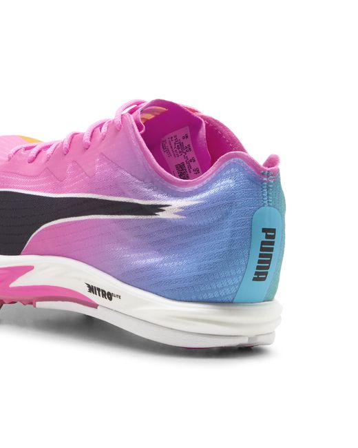 PUMA Purple Long Distance Nitro Elite 3 Spikes for men