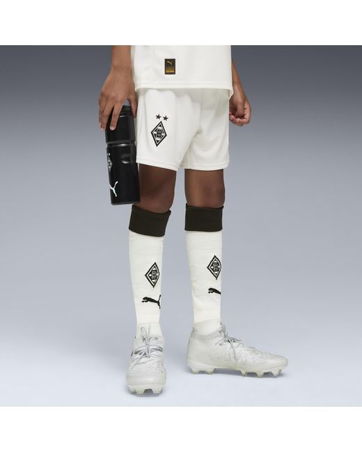 PUMA White Borussia Mönchengladbach 25/26 Shorts Teenager, Kleidung, Warm/Schwarz