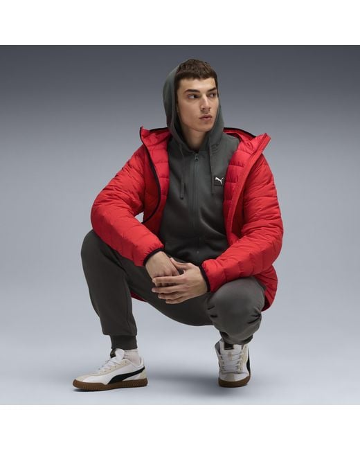 PUMA Essentials Elevated Hoodie Herren in Gray für Herren