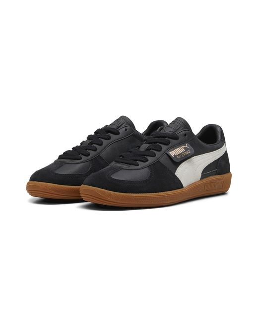 PUMA Black Palermo Leather Sneakers Schuhe
