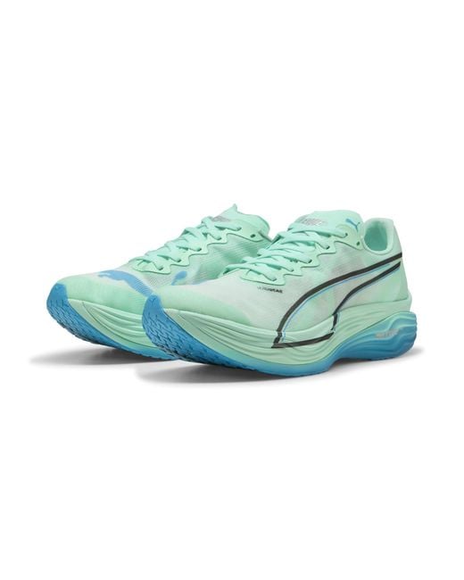 PUMA Deviate Nitro Elite 3 Laufschuhe Herren, Schuhe, Mint Melt/Speed Blau in Green für Herren
