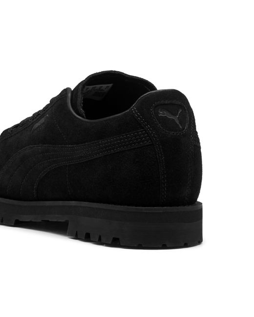 PUMA Black Suede Vibram Sneakers