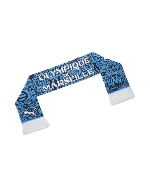 Sciarpa Olympique De Marseille Essentials, Accessori, Blu di PUMA in Blue