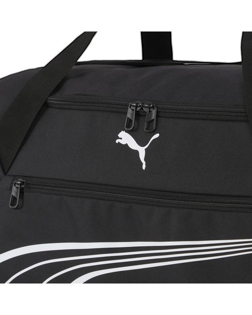 PUMA Black Fundamental 49L Medium Sports Bag