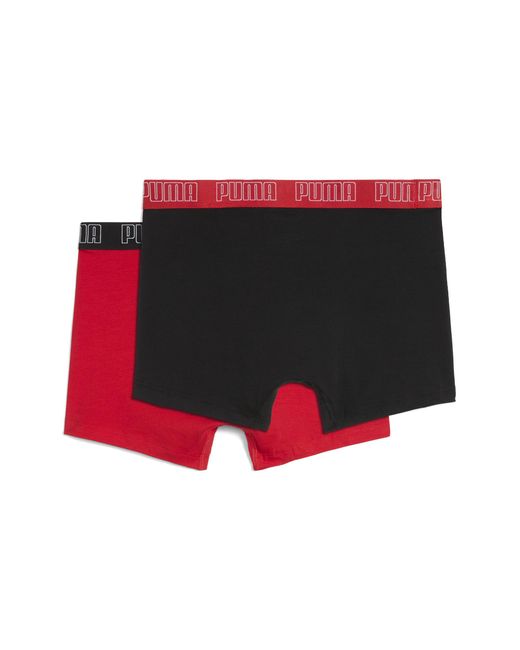 PUMA Trunks 2er-Pack in Red für Herren
