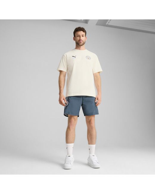 PUMA Kid Super X Manchester City Graphic T-Shirt Herren in White für Herren