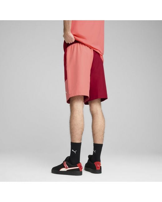 PUMA Scuderia Ferrari Hp Race Lifestyle Short in het Red voor heren