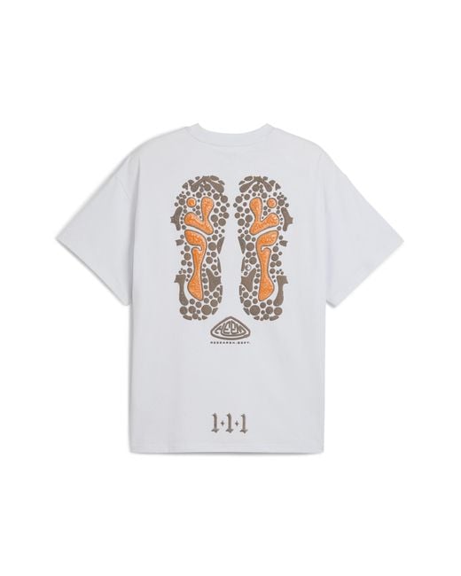 PUMA Lafrancã Heem Uniseks T-Shirt, Maat in het White