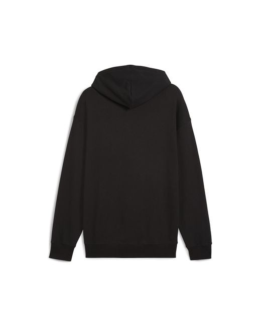 PUMA Black Wardrobe Essentials Relaxed Hoodie for men