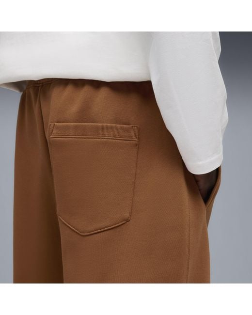 PUMA Brown Select Essentials Relaxed Sweatpants for men