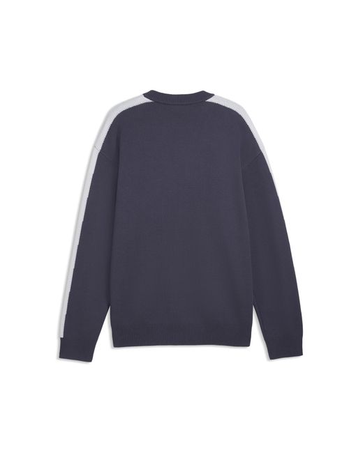 Pull En Maille Décontractée T7 E PUMA en coloris Blue