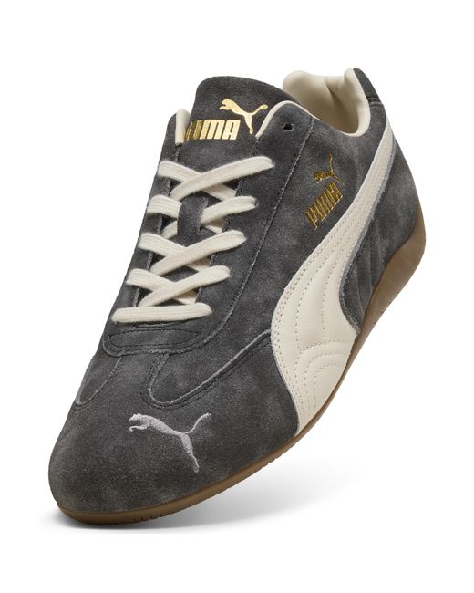 PUMA Black Speedcat Faded Sneakers Schuhe, Cast Iron/Alpine Snow