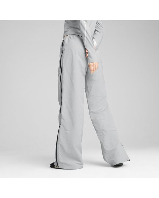 PUMA Gray DARE TO Relaxed Fit Hose mit variabler Länge