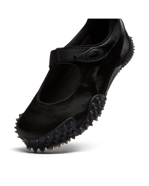 PUMA Black Mostro Fey Satin Sneakers